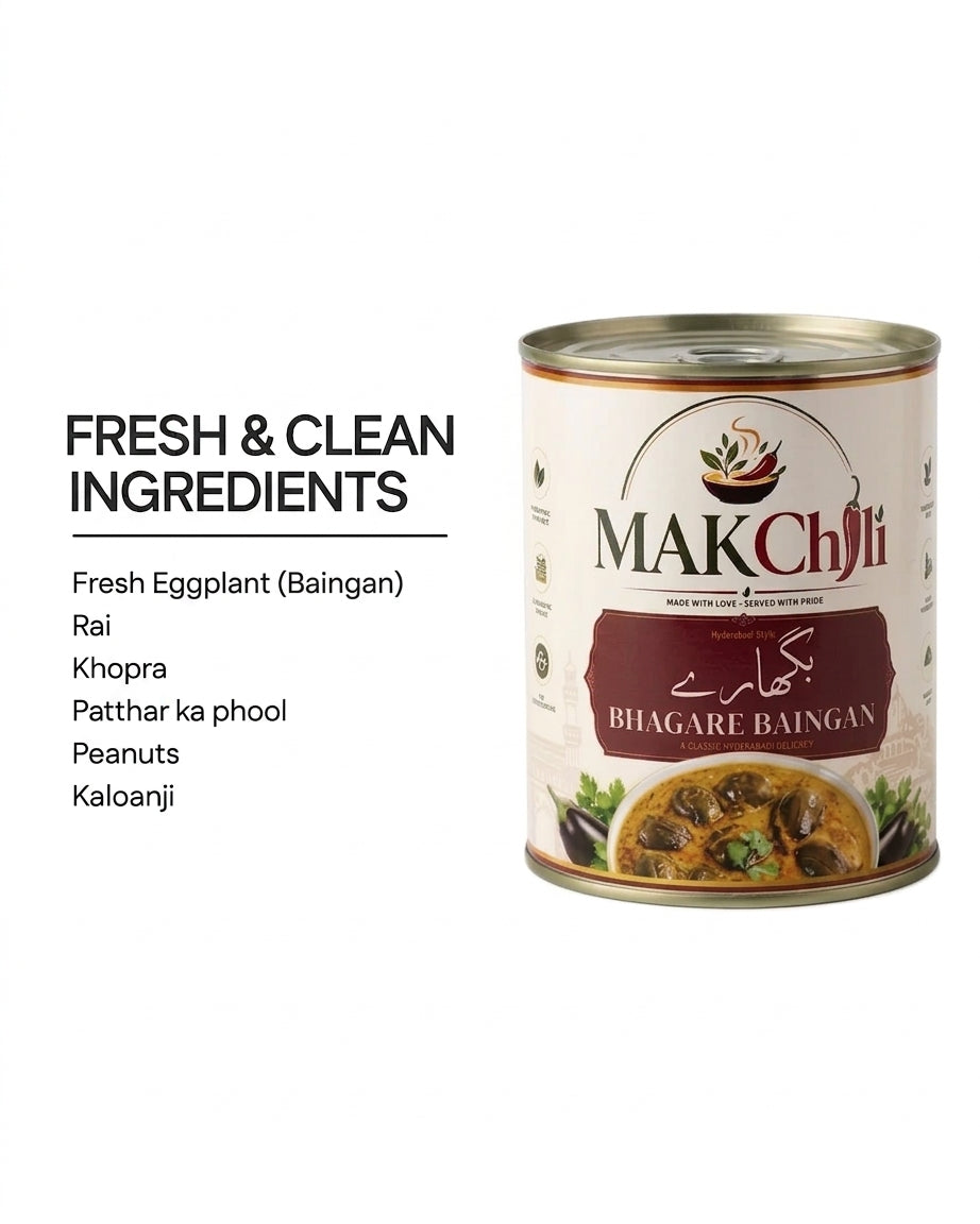 Hyderabadi Bhagare Baingan - 850 Grams