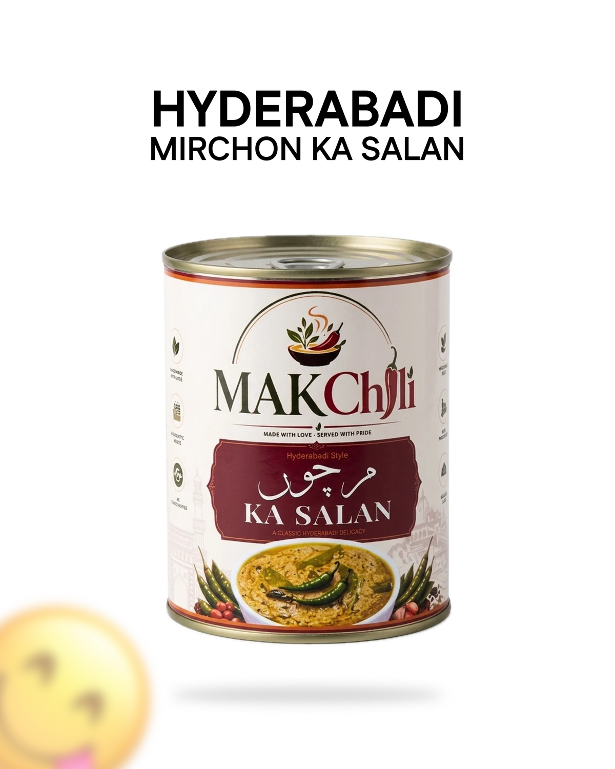 Hyderabadi Mirchon Ka Salan - 850 Grams