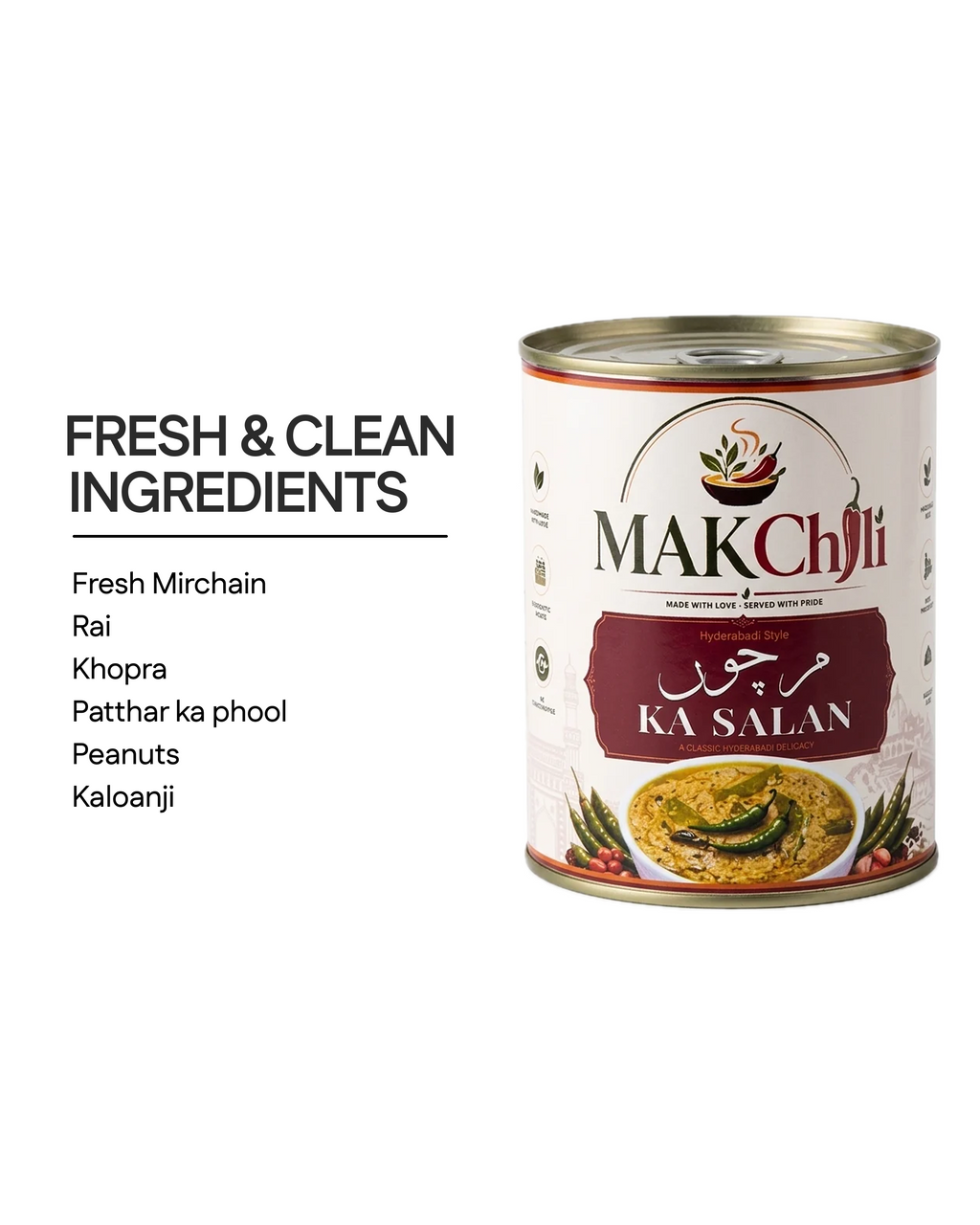 Hyderabadi Mirchon Ka Salan - 850 Grams